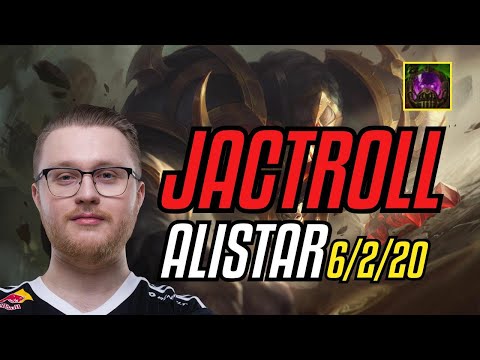 JACTROLL - ALISTAR - EUW GRANDMASTER - PATCH 11.8