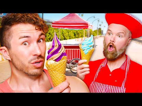 We Tried the WEIRDEST Ice Cream Flavors We Could Find! - Taste Test