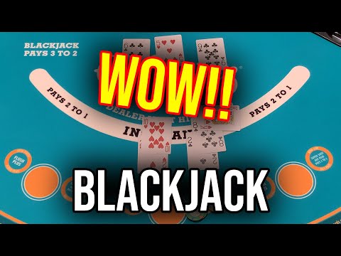 BLACKJACK!! SIDE BET SAVES THE DAY!? $1400 BUY IN!!