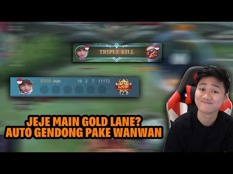INI HERO GOLD LANE YANG PALING KUAT DI MYTHIC TINGGI SEKARANG! LATE GAME AUTO WIN - Mobile Legends