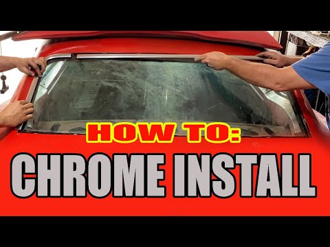 How To Install CHROME TRIM on a Classic Pontiac Firebird or Chevy Camaro & Trim Clip Install