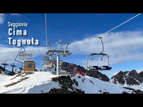 Seggiovia quadriposto Cima Tognola #sanmartinodicastrozza #dolomitisuperski #dolomites