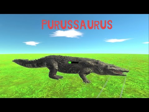 PURUSSAURUS vs TITANOBOA - ARBS - Animal Revolt Battle Simulator #arbs #animalrevoltbattlesimulator