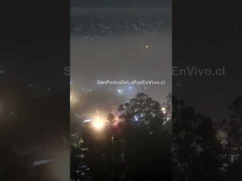 Niebla nocturna hasta el amanecer 🌫️ San Pedro de la Paz, Chile #shorts