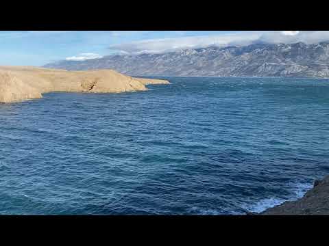 View on Pag bridge, Croatia