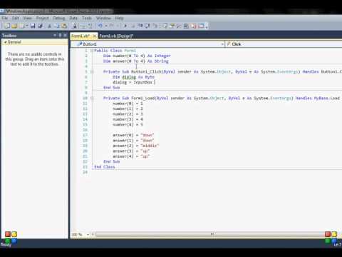 VB 2010 Express 19th Tutorial