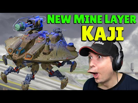 NEW KAJI Robot on War Robots BIGGEST Test Server EVER! Minelayer Gameplay