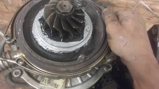 2005 Duramax turbo removal and cleaning.