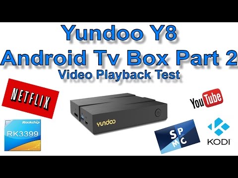 Yundoo Y8 Video Playback Test 6 Core RK3399 4gb Ram 32gb