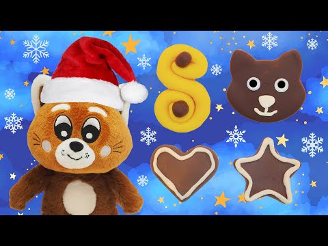 Pukkins gosedjur bakar pepparkakor och lussekatter - Lek och lär - Lek med oss