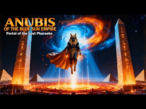 Anubis of the Blue Sun Empire 4K #viralvideos #animation #relaxingmusic
