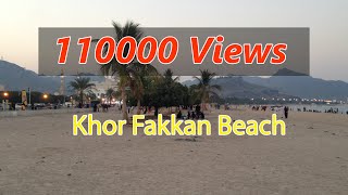 preview picture of video 'khorfakkan beach uae Fujairah Sharjah - Tourist Spot'