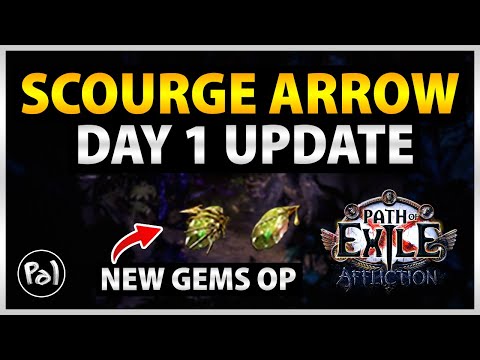 [PoE 3 23] Scourge Arrow of Menace is kinda Crazy - Day 1 Affliction Update (Caustic Arrow)