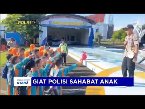 SISWA SD MIN 1 PANGKALPINANG KUNJUNGI DIT LANTAS POLDA BABEL