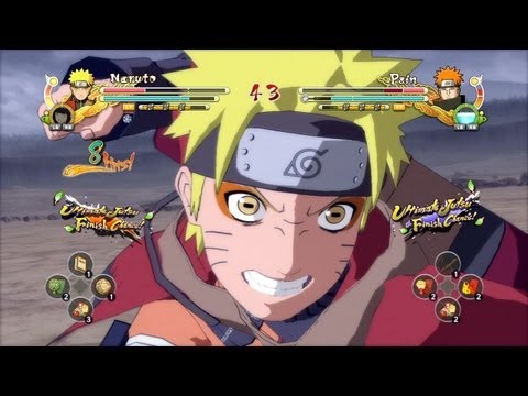 (PS3) Sage Mode Naruto vs Pain Naruto Ultimate Ninja Storm 3
