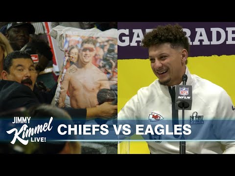 Guillermo at Super Bowl Media Night 2025