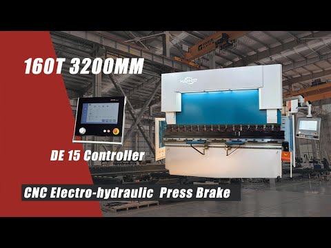 CNC Press Brake 160T3200 with DE15 | 3+1 Axis | Double-V Integrated Tooling | Machnist Bending Demo