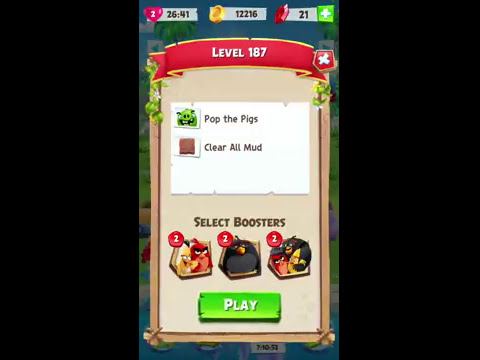 Angry Birds Match Level 187