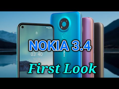 Nokia 3.4 First Look. Nokia mobiles.