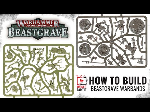 Warhammer Underworlds : Beastgrave - Building Skaeth the Huntsman and Grashrak Fellhoof Miniatures