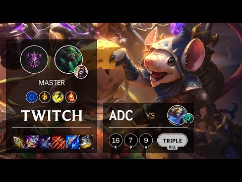 Twitch ADC vs Ezreal - EUW Master Patch 10.16