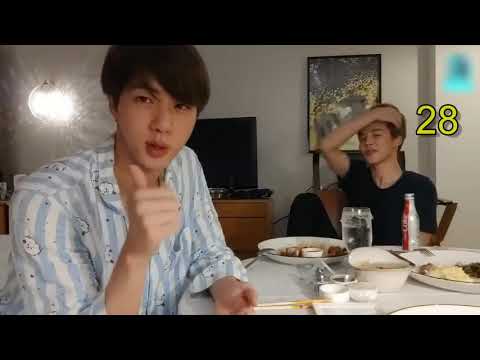 Jimin [지민] How many times did Jimin swept his hair?