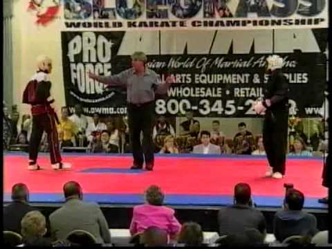 Jack Felton vs Mallory Woods 2005 Bluegrass Nationals Karate Tournament