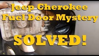 Jeep Cherokee Fuel Door MYSTERY SOLVED!