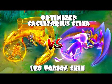 Badang Optimized Saguitarius Seiya VS Leo Zodiac | Skin Comparison