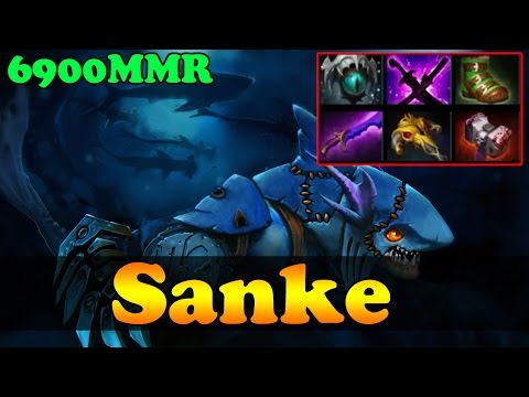 Sanke 6900 MMR Plays Slark Vol 5 - Ranked Match Gameplay - Dota 2