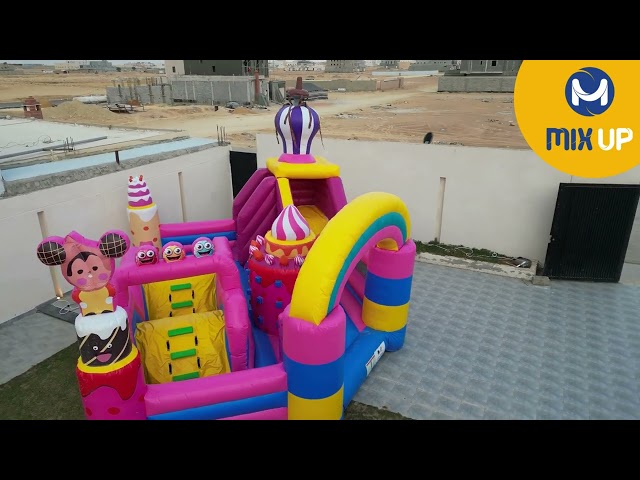 متاهة مع زحليقة الحلويات