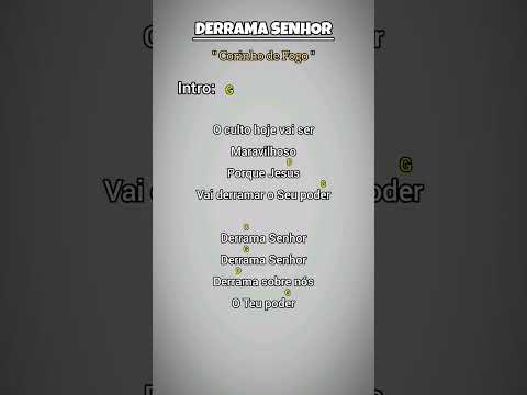 Derrama, Senhor - Cusm