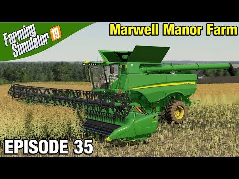 UPGRADING OUR COMBINE Farming Simulator 19 Timelapse - Marwell Manor Farm FS19 Episode 35