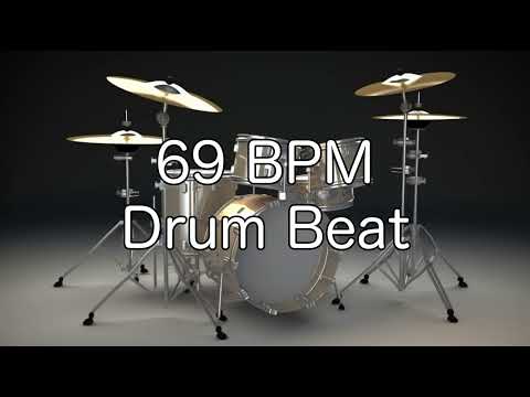 69 BPM Shuffle Drum Beat for Musical Practice