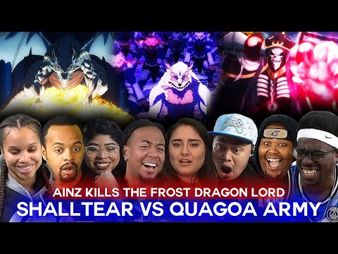 Ainz vs Frost Dragon Lord | Overlord 4 Ep 7 Reaction Highlights