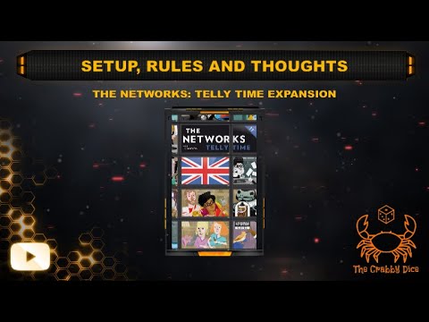 The Networks: Telly Time Expansion ... Setup, Rules and Review by the Crabby Dice