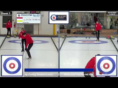 Vanessa McConnell vs. Justin Runciman - Draw 1 - Curling Alberta Mixed Provincial Championship