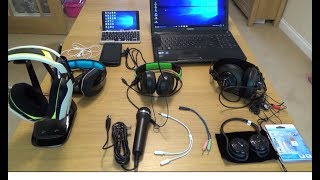 How to Connect various Headsets to a PC / Laptop
