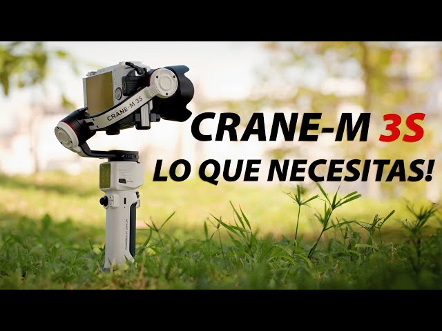 Vídeo relacionado con Zhiyun Crane M3S Combo [Official] estabilizador cámara de 3 Ejes con luz de Refuerzo, Clip Smartphone, Mochila Trasera, trípode, cámara para cámara de acción compacta, etc