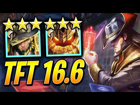 TWISTED FATE 3 CARRY in TFT SET 16 RANKED! - Meta Best Comp | TFT 16.6 | Teamfight Tactics Guide