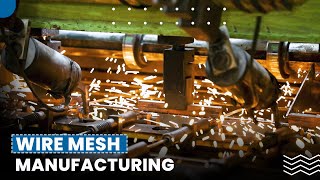 Safety Wire Mesh Manufacturing | Process of Making Wire Mesh | Fence Wire Netting Machine