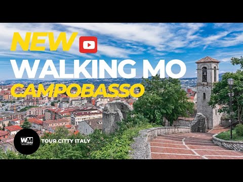 WALKING CAMPOBASSO , Italia 🇮🇹  - a pie 4K 60FPS  Campobasso (Molise), 【Recorrido a pie】