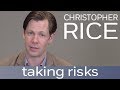 Author Christopher Rice on the ideal writing space and taking risks | Author Shorts Video