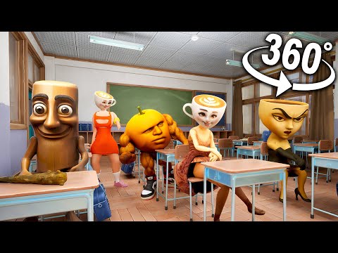 360°- Ballerina Cappucina Got In Trouble with Bad Boys.. But who's going to save her? | VR 8K