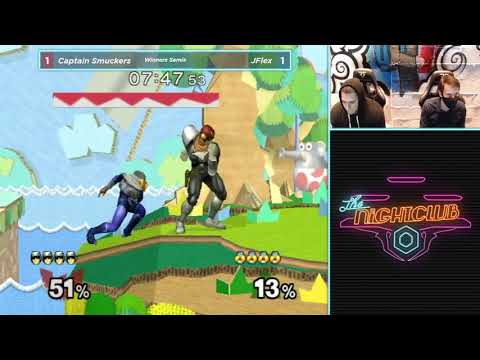 The Nightclub S1E10: Captain Smuckers (Captain Falcon) vs JFlex (Sheik) - Winners Semis SSBM