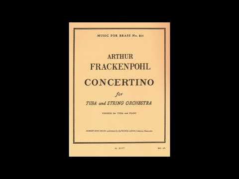 Frackenpohl Concertino 3rd Mov (A=440) "Karaoke - Accompaniment"