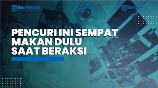 Viral Video Seorang Pencuri di Kafe Kediri yang Sempat Makan saat Beraksi hingga Raib Rp 5 Juta