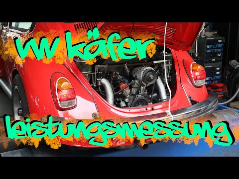 VW Beetle with engine conversion (1800cc) on the dyno😎 ☺️
