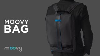 Moovy Bag: Vegan Leather Backpack with Portable Power Station 