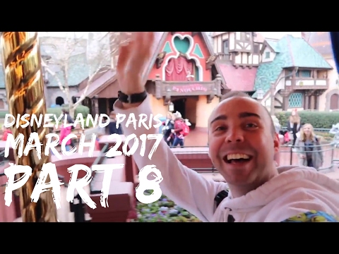 Disneyland Paris Vlog - March 2017 - Part 8 - Disneyland, shopping and rides!